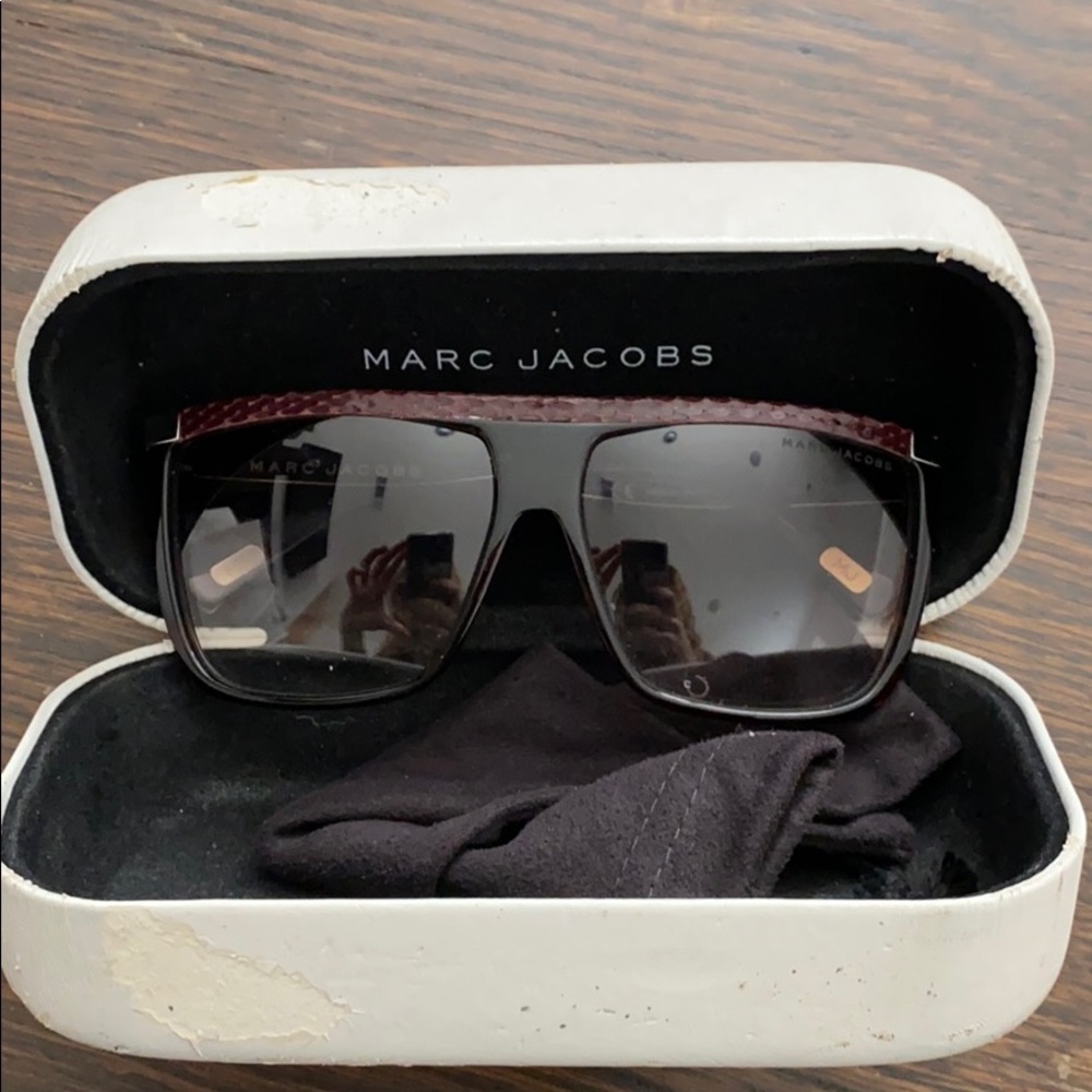 Marc Jacobs sunglasses with croc detail